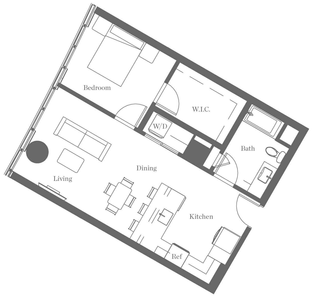 Kurve on Wilshire Floor Plan 4
