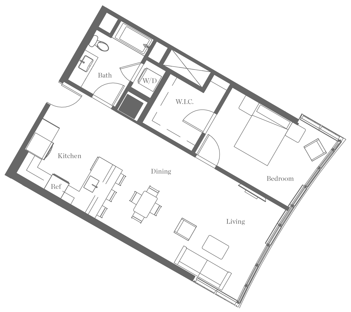 Kurve on Wilshire Floor Plan 5