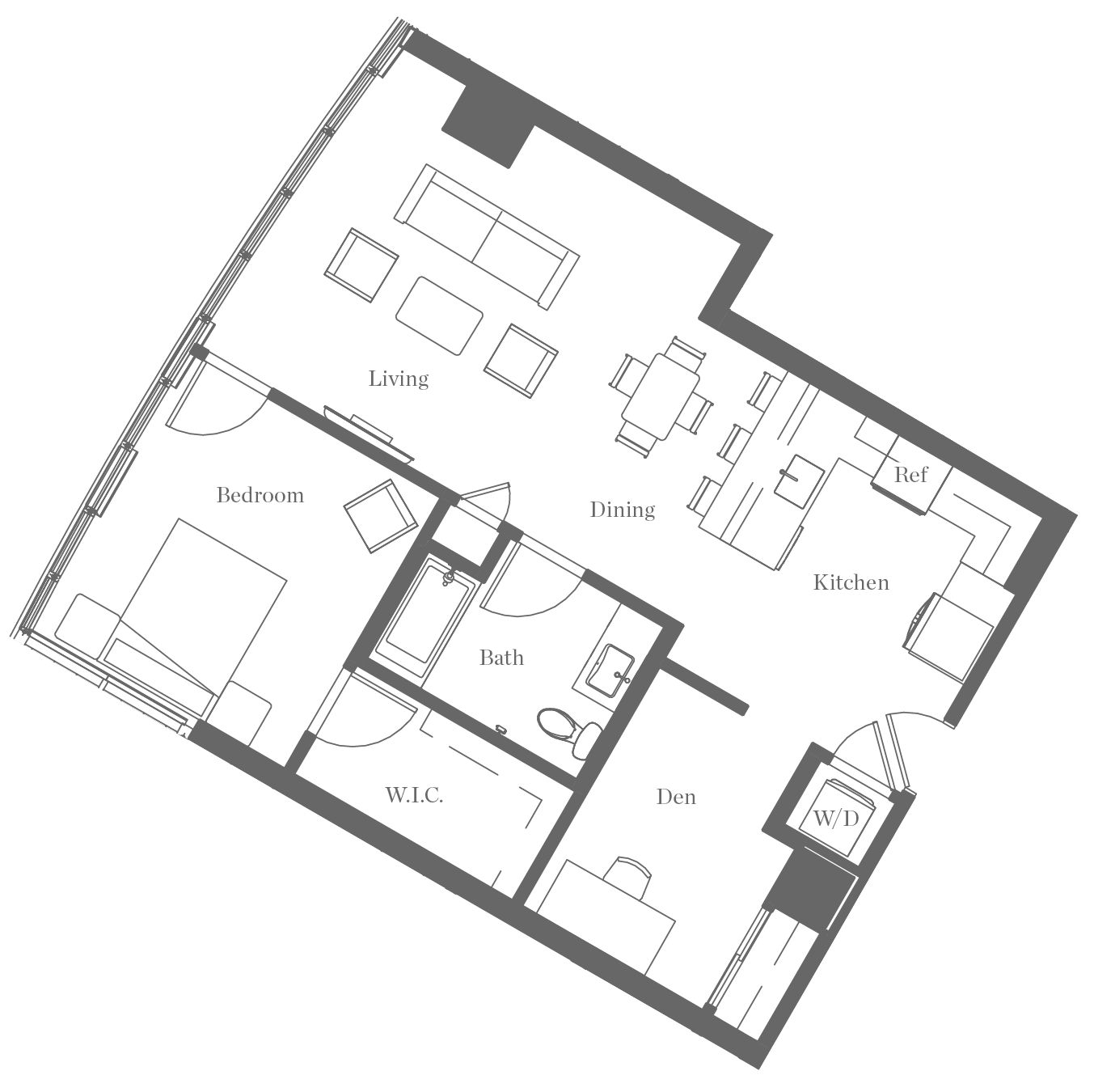 Kurve on Wilshire Floor Plan 8