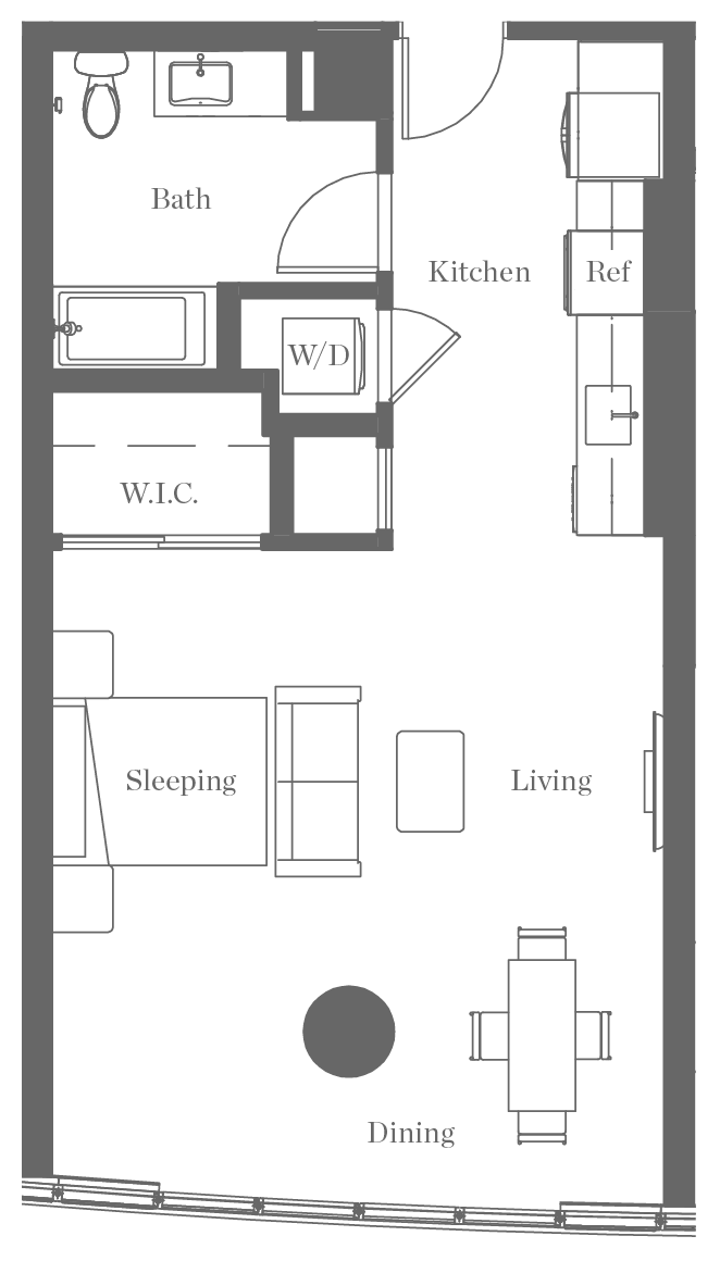 Kurve on Wilshire Floor Plan 13