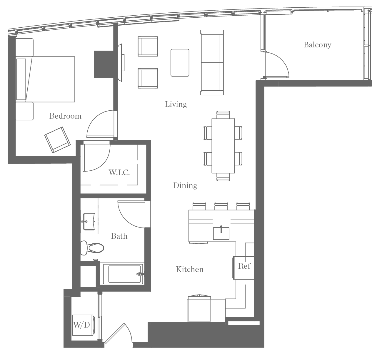 Kurve on Wilshire Floor Plan 24
