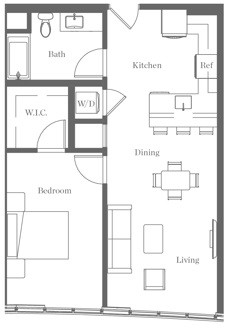 Kurve on Wilshire Floor Plan L15
