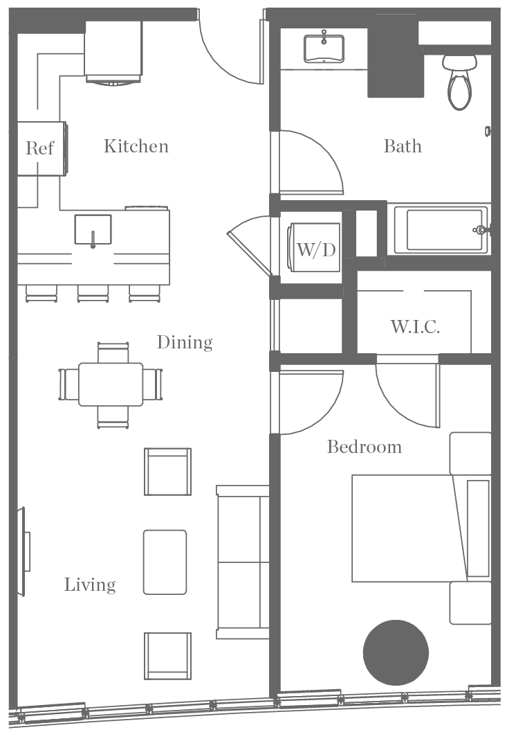 Kurve on Wilshire Floor Plan L17