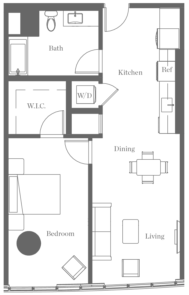 Kurve on Wilshire Floor Plan L21