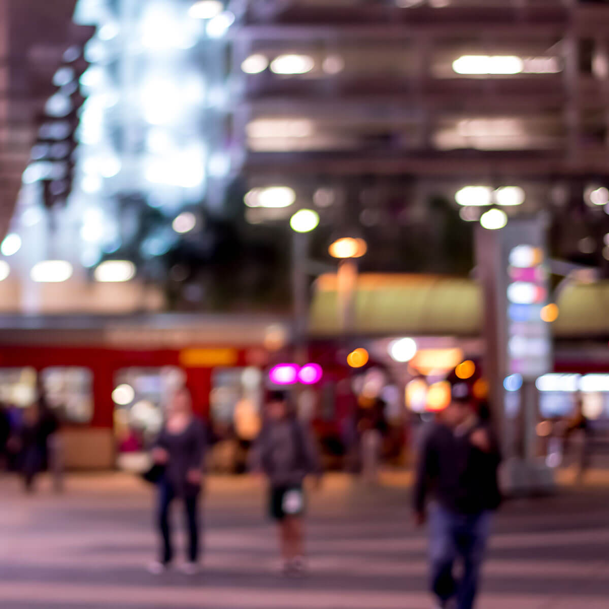 Blurred Photo of City